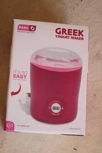 lot 556 image: DASH greek yogurt maker new in box...