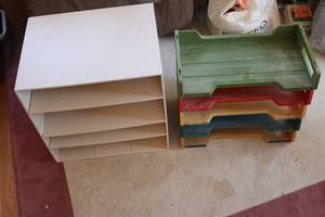 lot 583 image: 2 organization shelves...