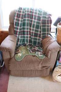lot 586 image: recliner chair...