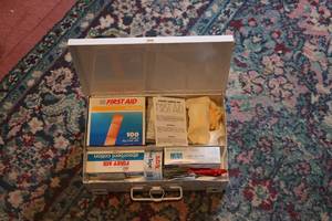 lot 593 image: First aid kit...