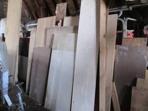 lot 69 image: Large lot of assorted wood sections...