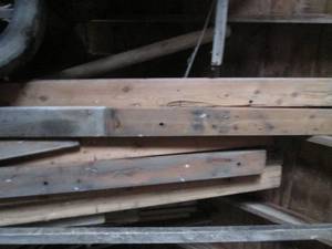 lot 74 image: Lot of misc lumber including 26s...