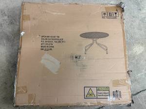 lot 16 image: Flash Furniture Commercial Grade Patio Table