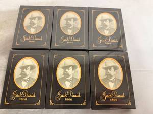 lot 25 image: 6 Packs of Jack Daniels Gentlemans Playing Cards