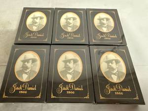 lot 28 image: 6 Packs of Jack Daniels Gentlemans Playing Cards