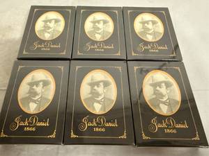 6 Packs of Jack Daniels Gentlemans Playing Cards