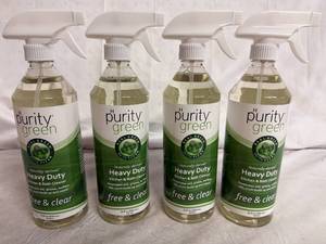 lot 38 image: 4 Bottles of Purity Green Kitchen and Bath Cleaner