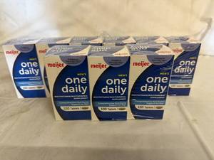 lot 89 image: 9 Bottles of Meijer Mens One Daily Vitamins