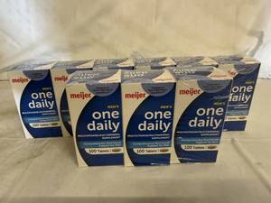 lot 92 image: 9 Bottles of Meijer Mens One Daily Vitamins