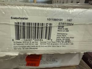 lot 115 image: 5 Boxes of Traffic Master Laminate Wood Flooring - Sweetwater