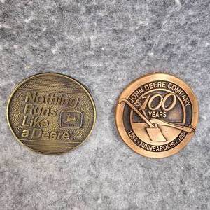 lot 15 image: John Deere Belt Buckles (2)
