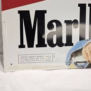 lot 56 image: Marlboro, Like New, Never Installed Signage 1970s