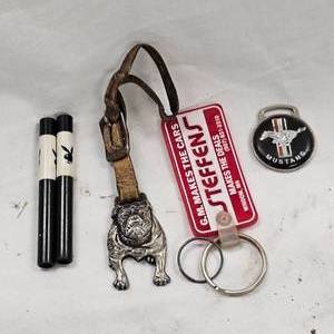 lot 81 image: Mack Trucks Bulldog Watch Fob with Misc