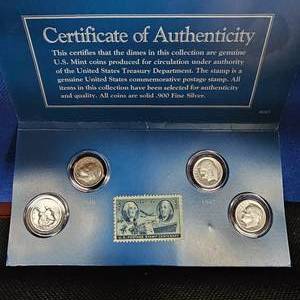 lot 33 image: Treasury of Silver Dimes Collection