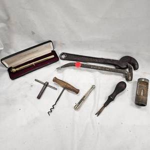 lot 98 image: Jeffers, MN Coop Pry Bar and Heller Brothers Master Wrench