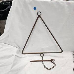 lot 121 image: Original Ranch Triangle Dinner Bell
