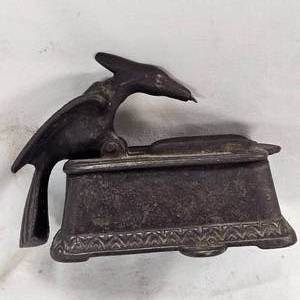 lot 122 image: Late 19th Century, Early 20th Century Woodpecker Matchstick Holder