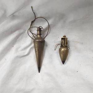 lot 151 image: Pair of Mid 20th Century Plumb Bobs