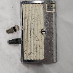 lot 153 image: International Harvestor Glove Box Lid and 2 Whistles