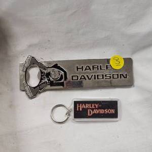 lot 160 image: Harley Davidson V-Twin Bottle Opener and Keychain