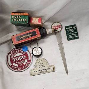 lot 166 image: TORO and Sanitary Dang and other Memorabilia