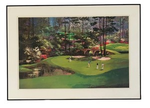 lot 51 image: Gorgeous Golf Course Scene Framed Print