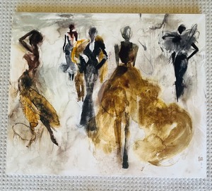 lot 19 image: Gorgeous Z Gallerie Catwalk Canvas Print