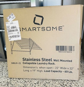 lot 78 image: New Smartsome Stainless Steel Laundry Rack