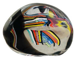 lot 7 image: Large Hand-Blown Art Glass Paperweight