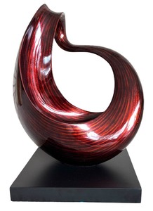 lot 16 image: Gorgeous Maroon Abstract Sculpture Abstract