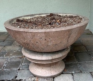 lot 110 image: Large Cement Planter