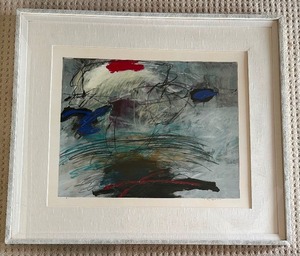 lot 5 image: Stunning Large Signed Framed Abstract Art Print by C. Scott Snyder