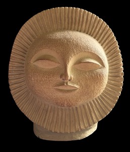 lot 23 image: Vintage 1968 Sun God Sculpture by Paul Bellardo