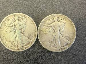 lot 11 image: 1934S & 1934D Walking Liberty Half Dollars