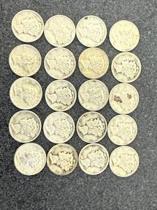 lot 40 image: 20 Mercury Dimes