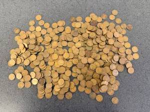 lot 61 image: 501 Wheat Pennies