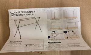 lot 8 image: Clothes Drying Rack