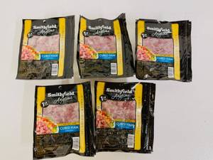 lot 36 image: G. 5x 1lb Cubed Ham
