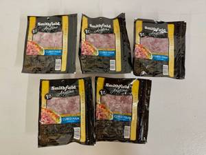 lot 37 image: G. 5x 1lb Cubed Ham