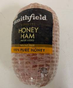 lot 62 image: F. 9.90lbs Smithfield Honey Ham