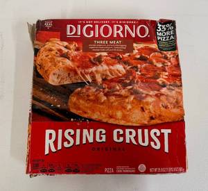 lot 66 image: L. 2x 29.8oz DiGiorno Three Meat Rising Crust Pizzas