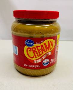 lot 94 image: MM. 4lb Kroger Creamy Peanut Butter-72025