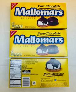 lot 108 image: MM. 3x 18ct Nabisco Mallomars Cookies
