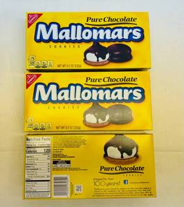 lot 109 image: MM. 3x 18ct Nabisco Mallomars Cookies