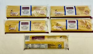 lot 111 image: MM. 5x 1lb Premium Bronze Cut Pasta-Bucatini