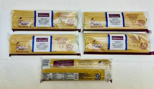 lot 112 image: MM. 5x 1lb Premium Bronze Cut Pasta-Bucatini