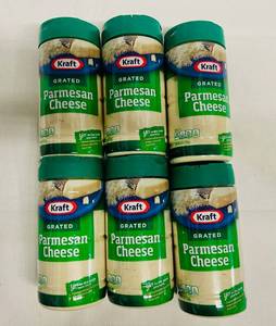 6x 8oz Kraft Grated Parmesan Cheese
