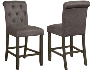 lot 20 image: 2PCS Coaster 193178 Home Furnishings Balboa Fabric Upholstered Counter Chair