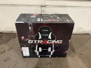 lot 89 image: GTRACING GTWD-200 Ergonomic Gaming Chair with Adjustable Pillows and Footrest