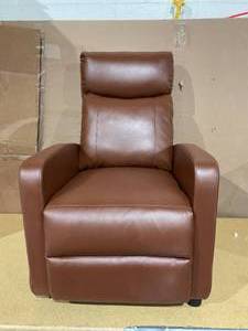 lot 132 image: COMHOMA Push Back Recliner with Thick Padded Seat